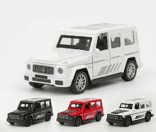 Miniature Mercedes-Benz G63 Die-Cast Toy Car with Sound & Light - Assorted Colours | Pack of 1 | Store Pickup Only