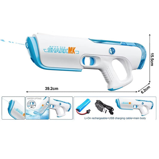 Electric Water Gun for Holi with Automatic Water Spray 35 Ft Range | Auto Refill Water Guns for Adults & Kids Multifunctional Electric Pichkari High Pressure Mechanism (Random Color)
