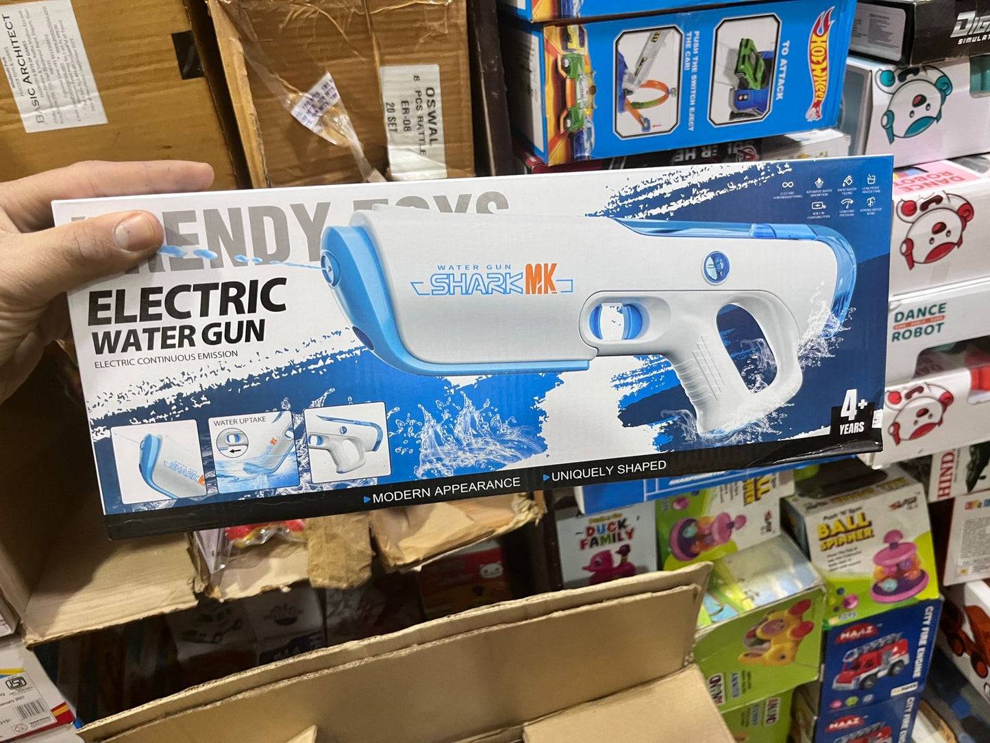 Electric Water Gun for Holi with Automatic Water Spray 35 Ft Range | Auto Refill Water Guns for Adults & Kids Multifunctional Electric Pichkari High Pressure Mechanism (Random Color)