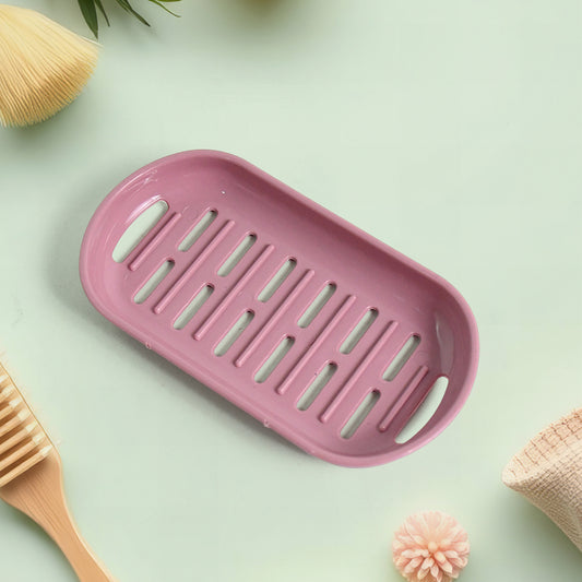 Multipurpose Plastic Soap Dish With Transparent Dust-proof Lid Sabudani (1 Pc)