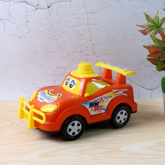Funwoods Friction-powered Cartoon Racing Car Toy - (1 Pc)