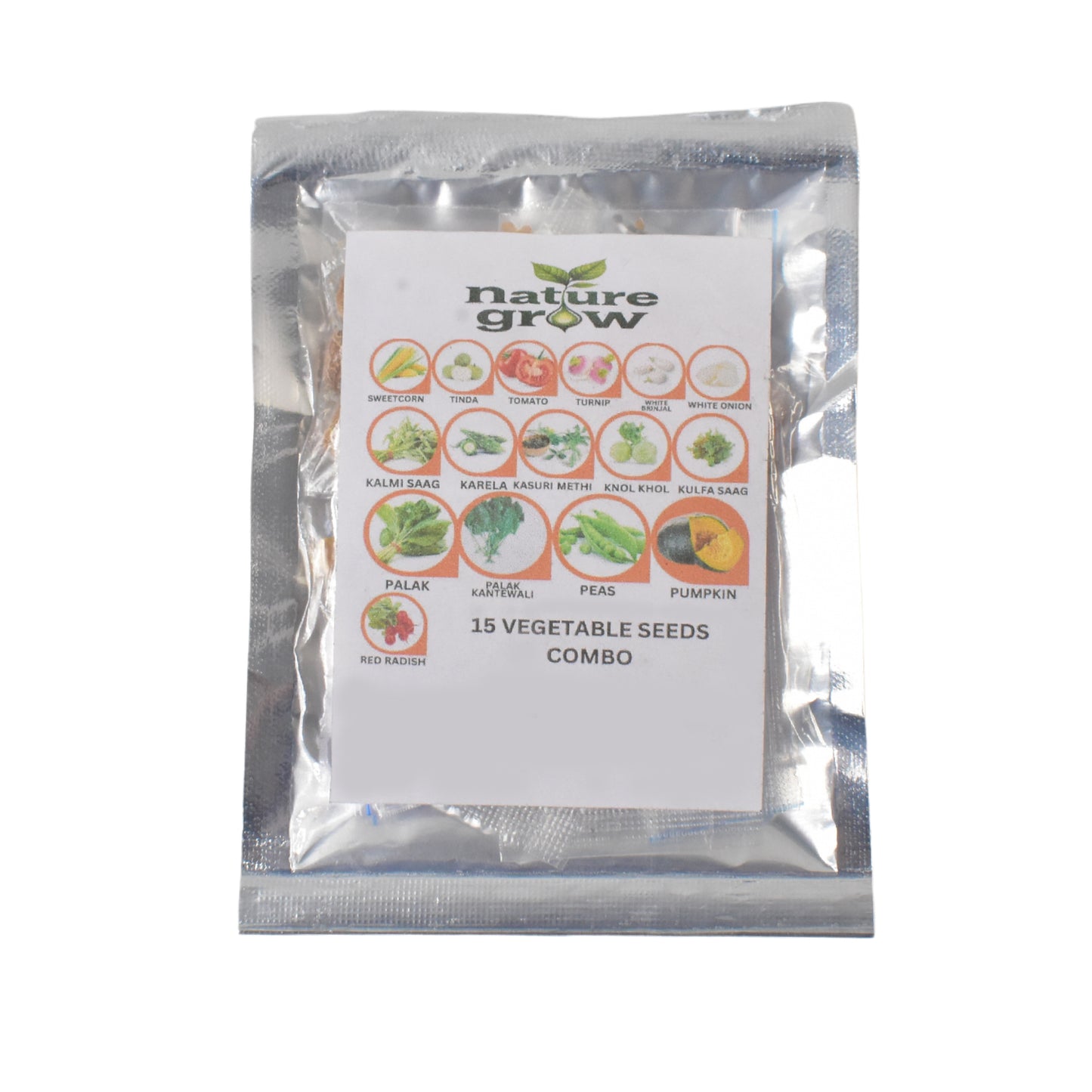 15 Varieties Of Vegetable Seeds Combo (1 Pkt. 15 Varieties)