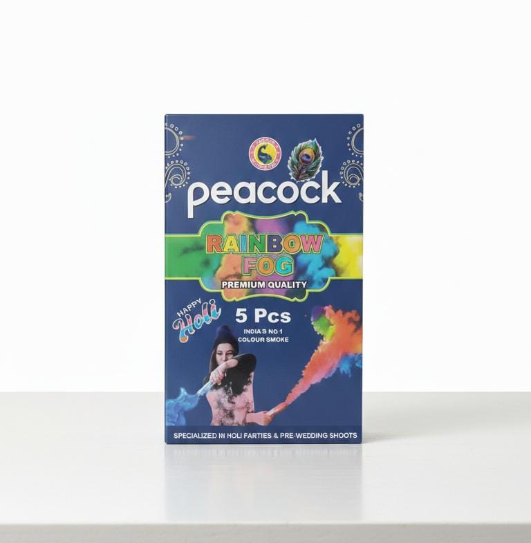 HOLI PEACOCK RAINBOW FOG (PACK OF 5)