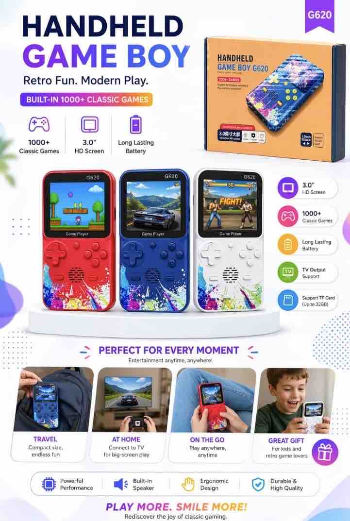 HANDHELD GAME BOY - Store Pickup Only