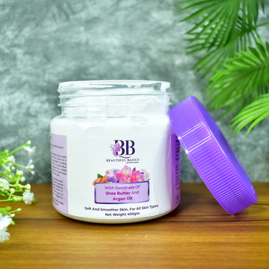 Beautiful Basics Shea Butter Argan Oil Body Cream 450g