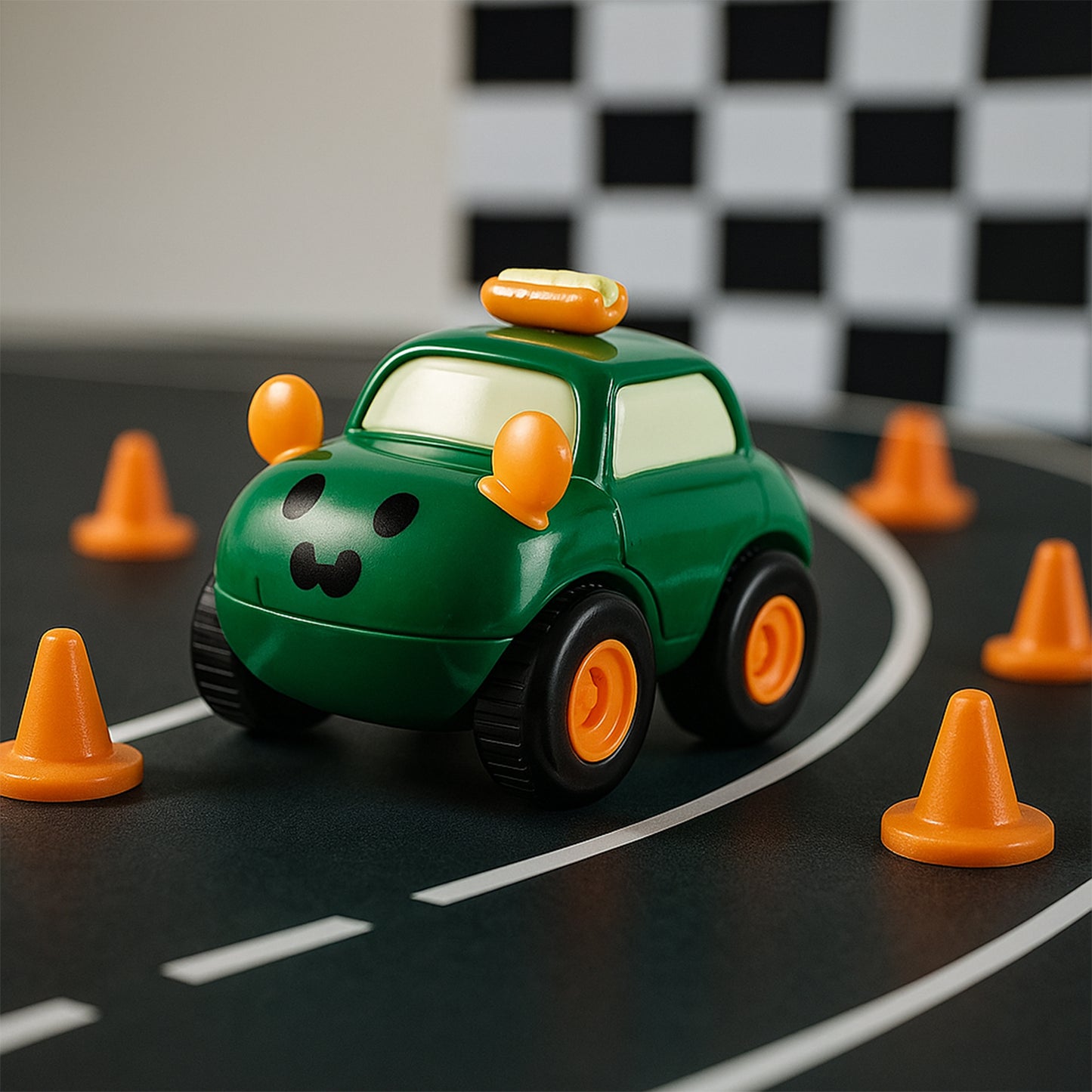 Funwoods Animal Cartoon Pull-back Toy Car - (4 Pc Set)