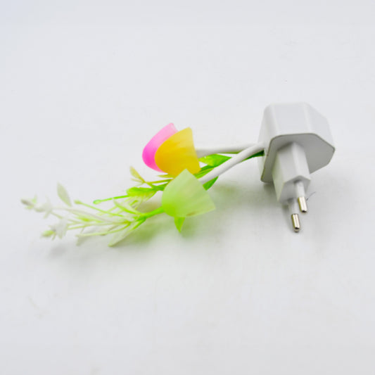 0239a Fancy Color Changing Led Mushroom Night Light Kids Beautiful Color Led Illumination Automatic Onoff Light Sensor Night Lamp