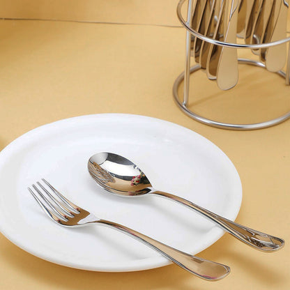 Apex Premium Stainless Steel Cutlery (16  Pc  Set)