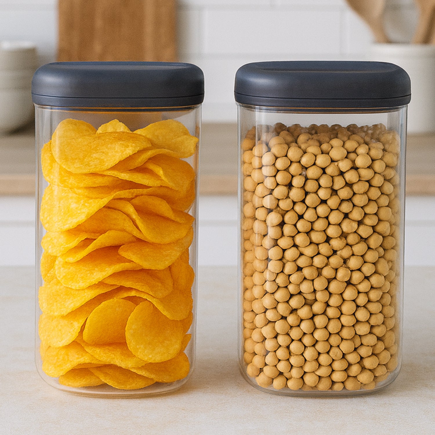 Supermom Airtight Kitchen Storage Containers  (2 Pc Set  1500 Ml)