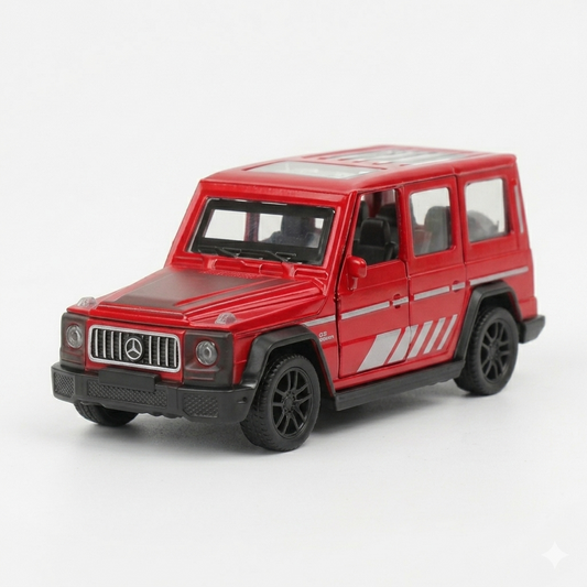 Miniature Mercedes-Benz G63 Die-Cast Toy Car with Sound & Light - Assorted Colours | Pack of 1 | Store Pickup Only