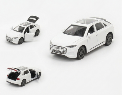 1:36 Scale Alloy Audi Q8 Die-Cast Metal Toy Car with Light & Sound Effects - Collectible Pull Back Action Model Vehicle | Pack of 1 | Store Pickup Only