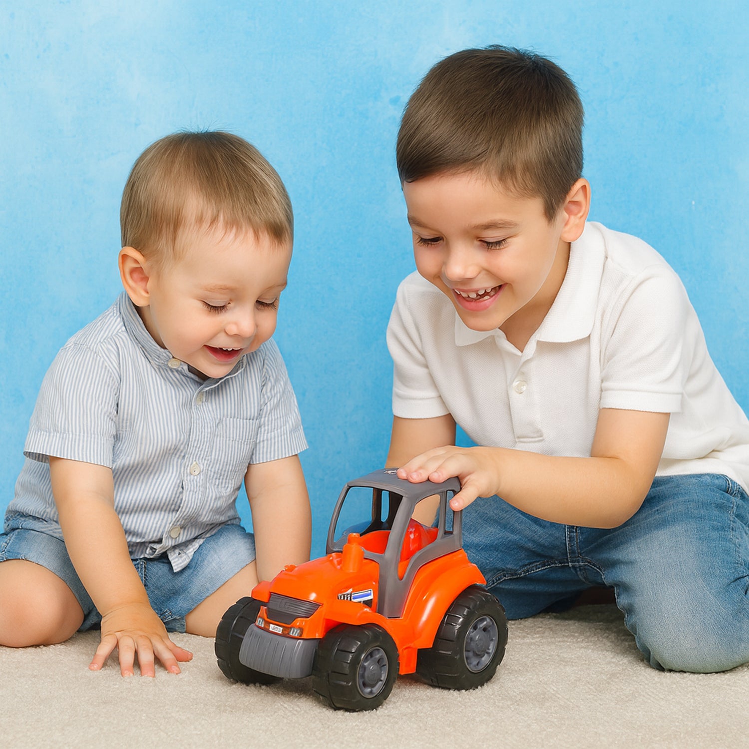Funwoods Kids Friction Powered Tractor Toy - (1 Pc)