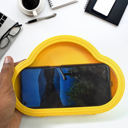 Smartphone  Mobile Stand Waterproof Case Smartphone Stand Case (1 Pc  Yelllow Colour)