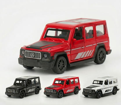 Miniature Mercedes-Benz G63 Die-Cast Toy Car with Sound & Light - Assorted Colours | Pack of 1 | Store Pickup Only