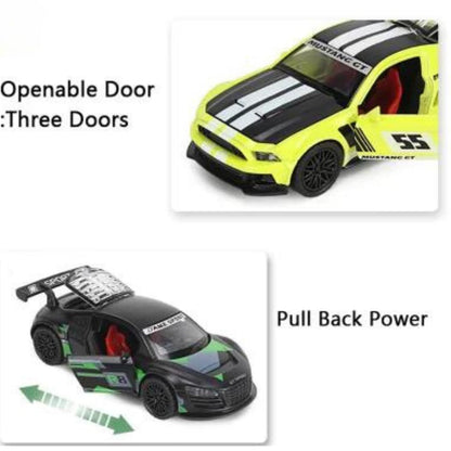 Diecast Model Car 1:36 Scale Model Mustang GT Sports Metal Alloy Car | Pack of 1 - Store Pickup Only