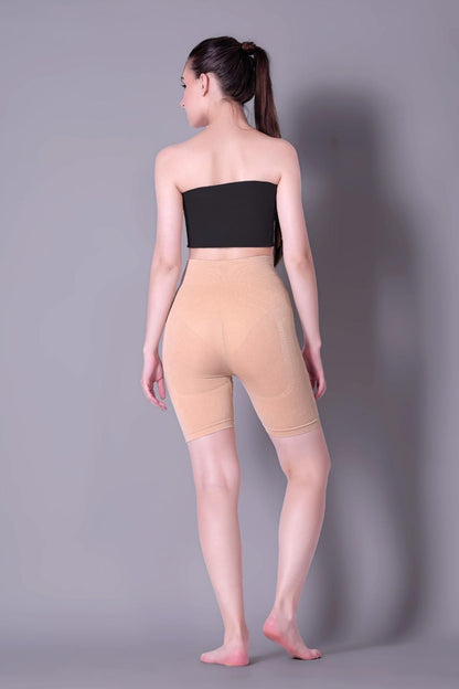 4-in-1 Shaper - Quick Slim Shape Wear Tummy, Back, Thighs, Hips - Black/Efffective Seamless Tummy Tucker