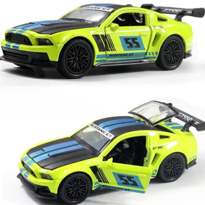 Diecast Model Car 1:36 Scale Model Mustang GT Sports Metal Alloy Car | Pack of 1 - Store Pickup Only