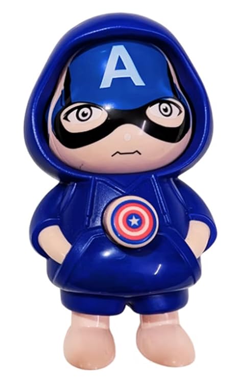 Toy Face Changing Doll Key Holder Cartoon Character Keychain