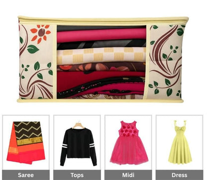 High Quality Flower Printed Saree Cover