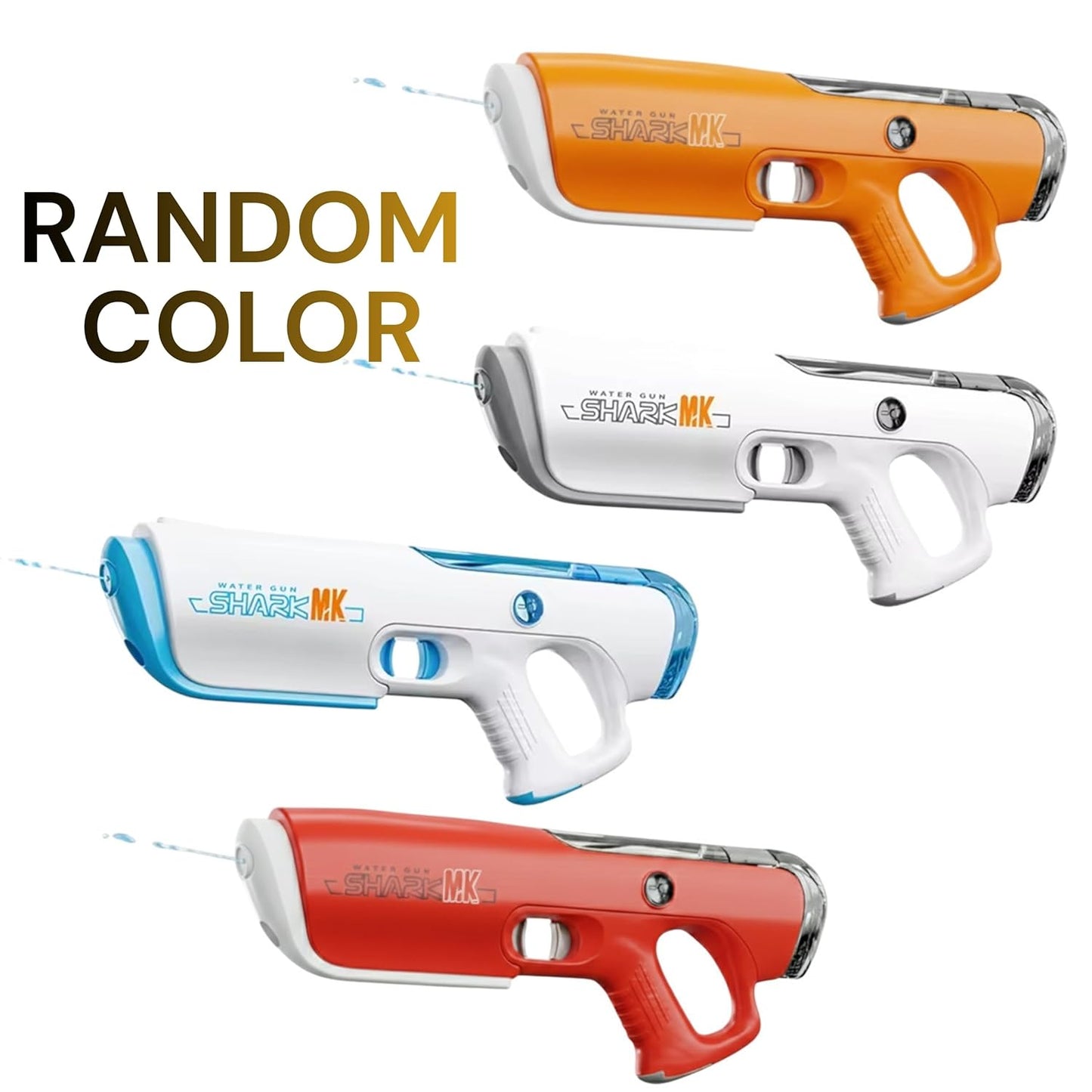 Electric Water Gun for Holi with Automatic Water Spray 35 Ft Range | Auto Refill Water Guns for Adults & Kids Multifunctional Electric Pichkari High Pressure Mechanism (Random Color)
