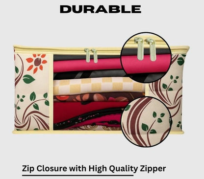 High Quality Flower Printed Saree Cover