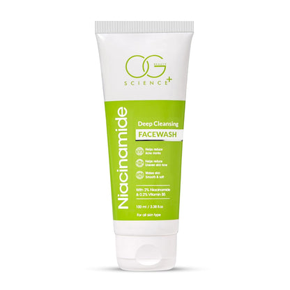 Og Beauty Niacinamide Deep Cleansing Facewash - (1 Pc  100ml)