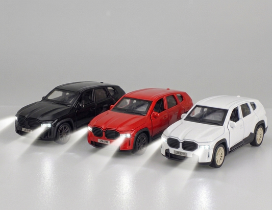 Exclusive Miniature Power SUV 1:36 Metal Diecast Model with Lights & Sound and Pullback | Pack of 1 - Store Pickup Only