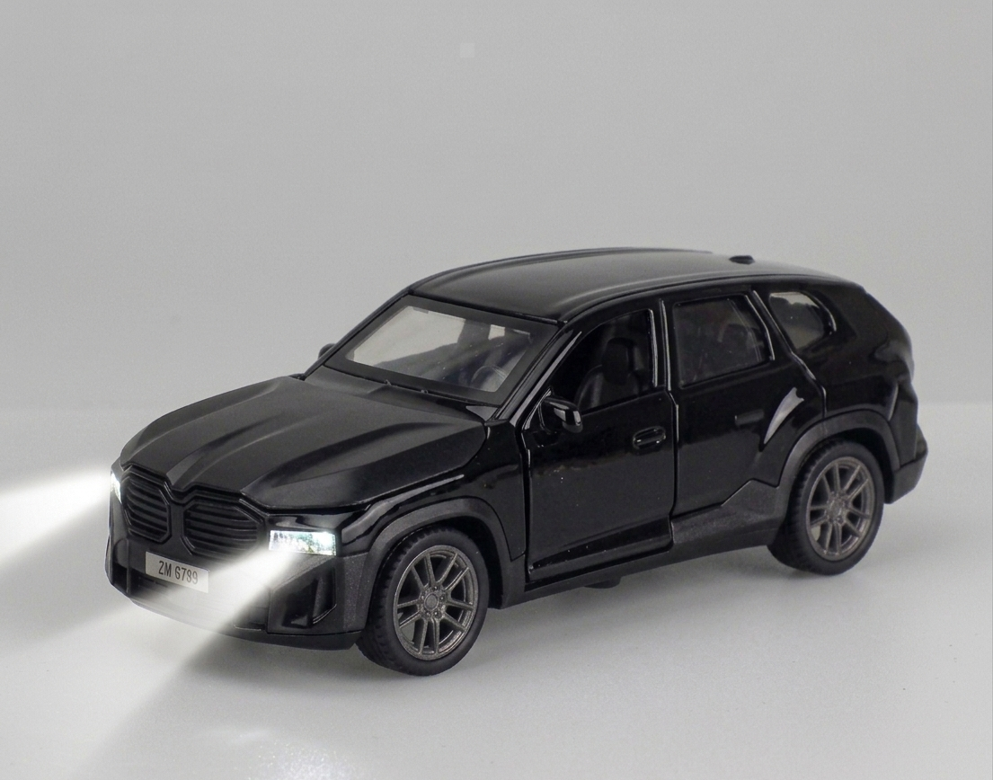 Exclusive Miniature Power SUV 1:36 Metal Diecast Model with Lights & Sound and Pullback | Pack of 1 - Store Pickup Only