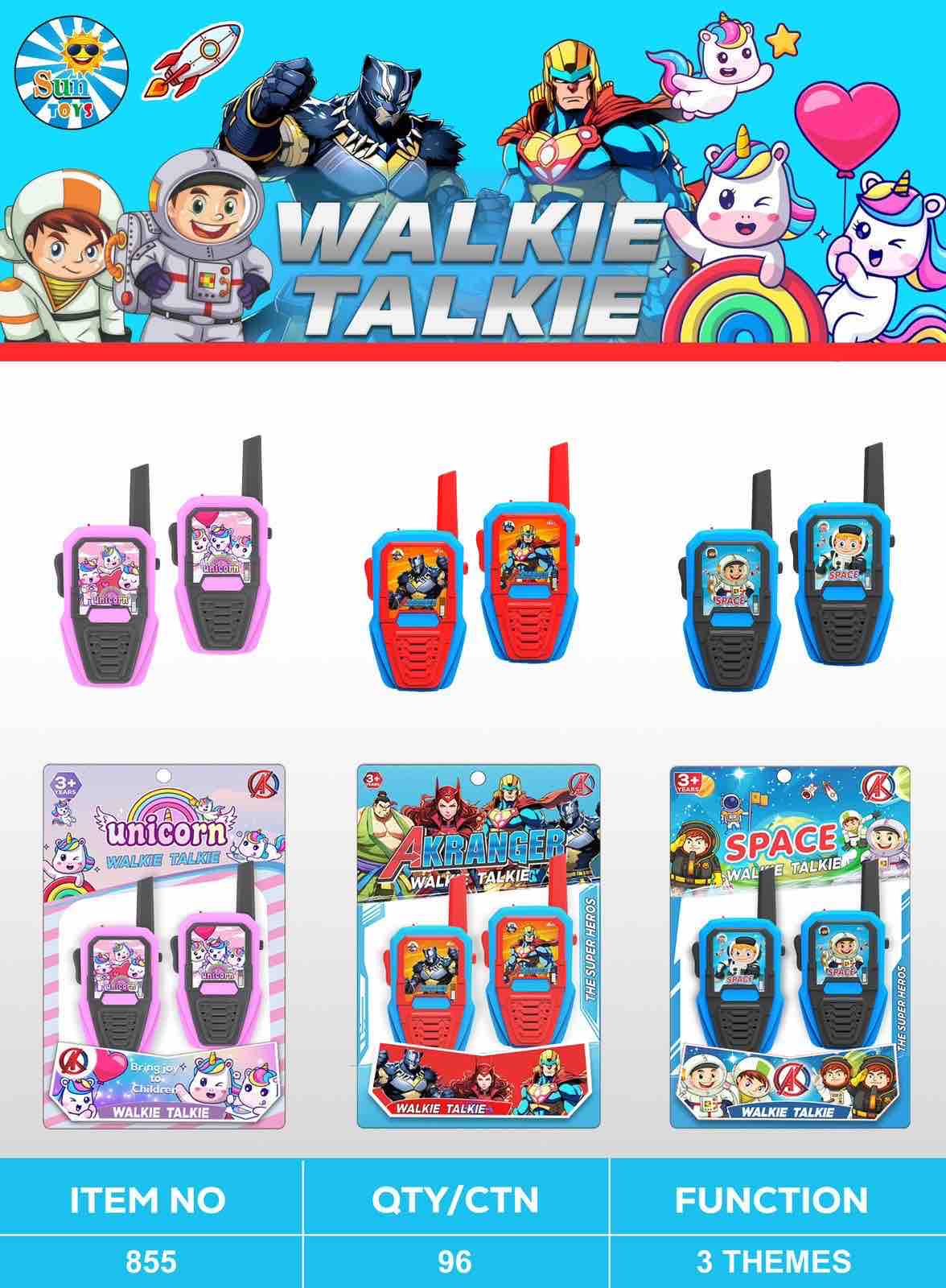 CHARACTER WALKY TALKY - Store Pickup Only
