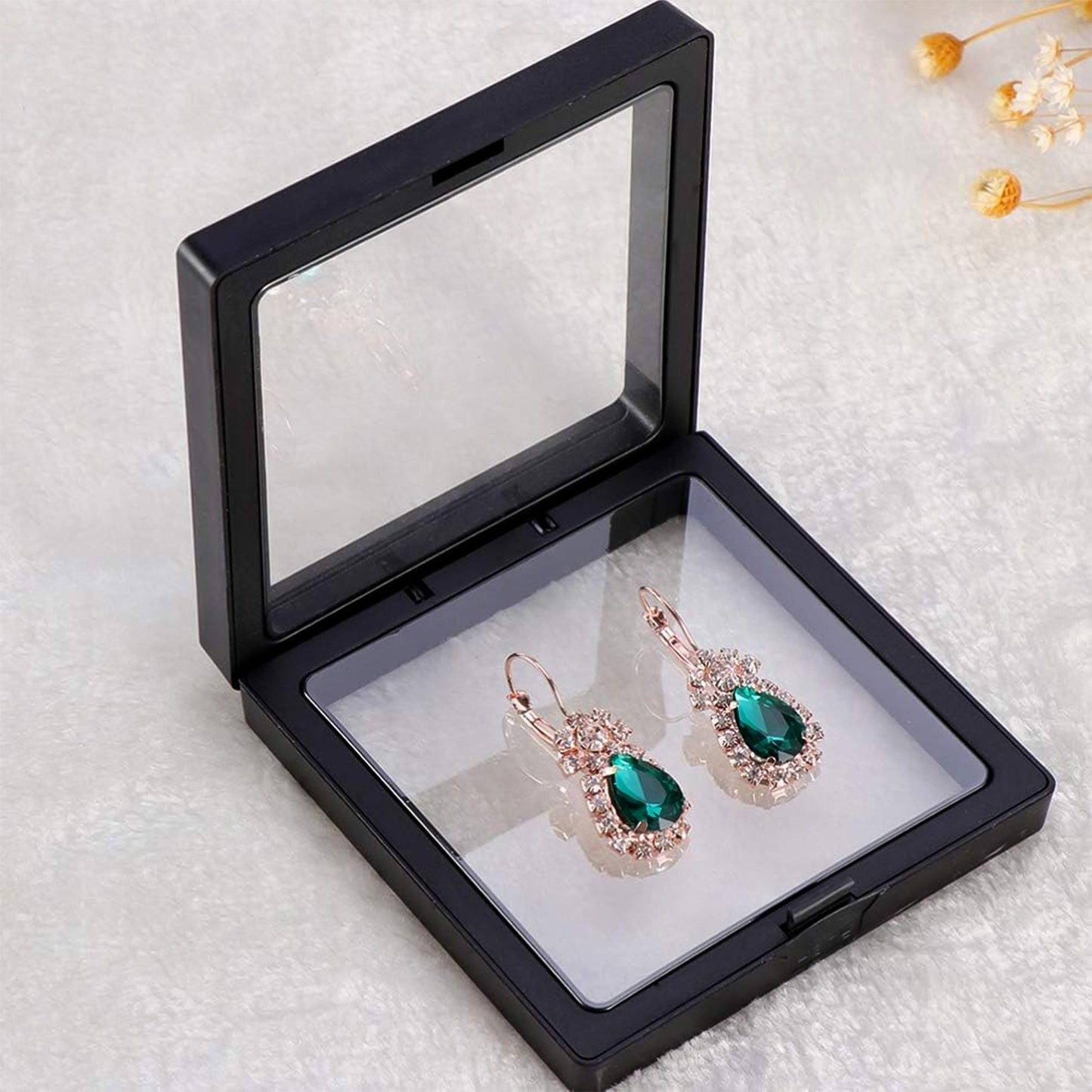 Transparent Jewellery Display Box (11x11 Cm  1 Pc)
