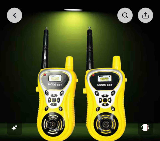 Kids Adventure Walkie Talkie Set – Long Range 2-Way Radio Toy with Push-to-Talk & Antenna for Indoor/Outdoor Play