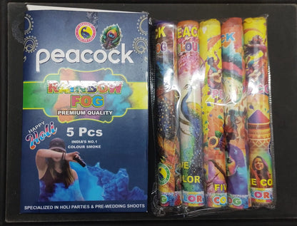 HOLI PEACOCK RAINBOW FOG (PACK OF 5)