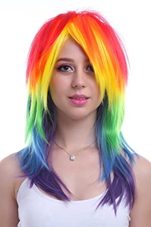 COLOURFUL LONG HAIR CAP