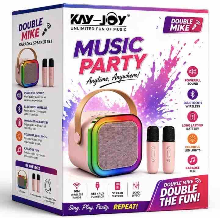 KAY-JOY (DOUBLE) MIKE K13 SPEAKER - Store Pickup Only