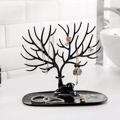 1788 Deer Shaped Jewellery Display Holder Earring Necklace Holder Organiser (1pc Only)