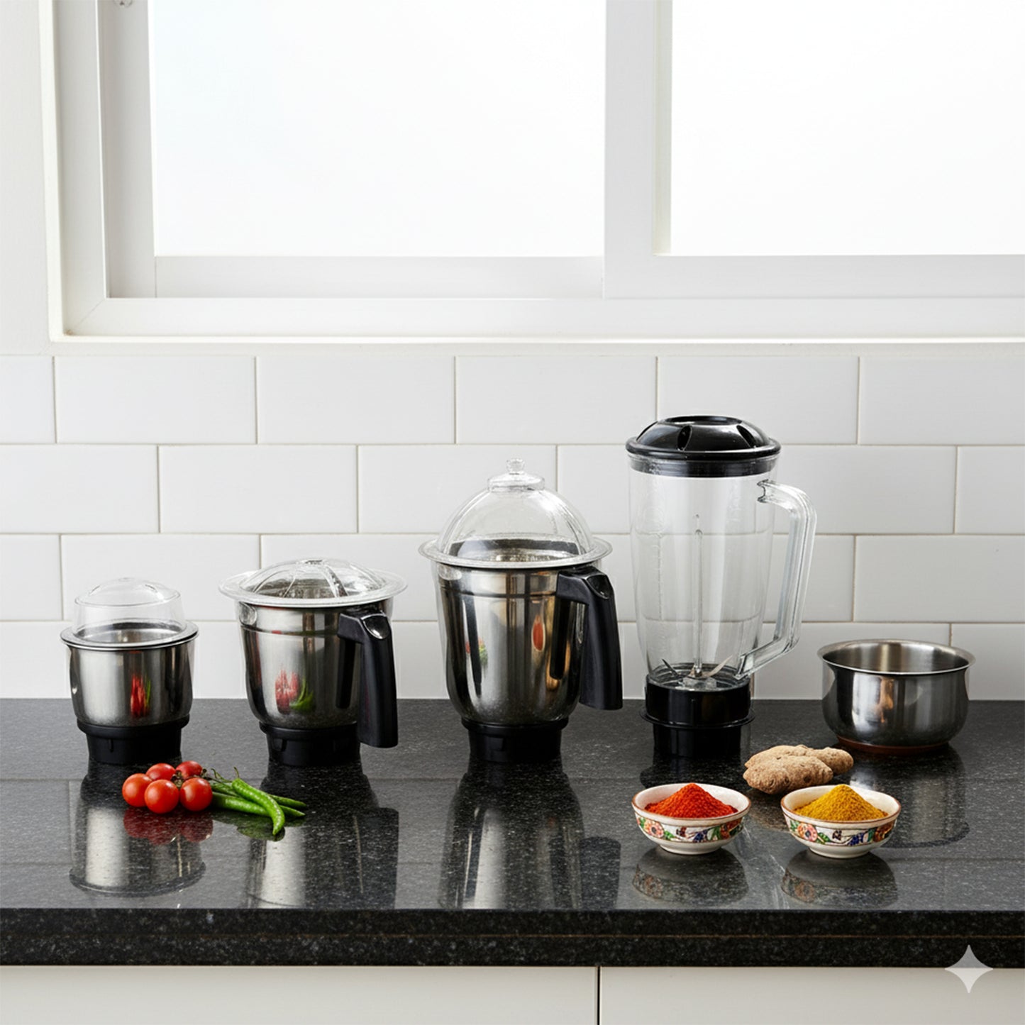 Orbit Heavy Duty 1 Hp (746) Watts Mixer Grinder With 4 Multipurpose Jars