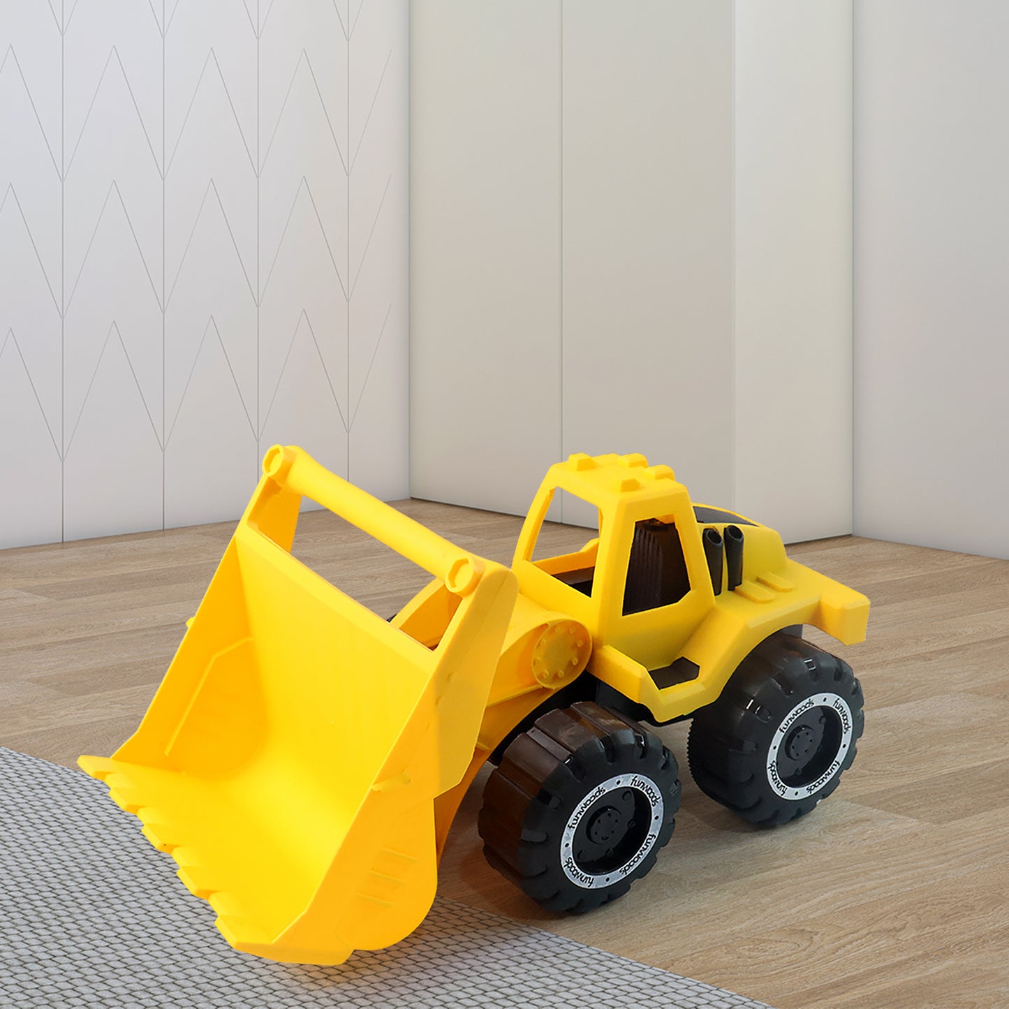 Funwoods Friction-powered Front Loader  Bulldozer Toy - (1 Pc)