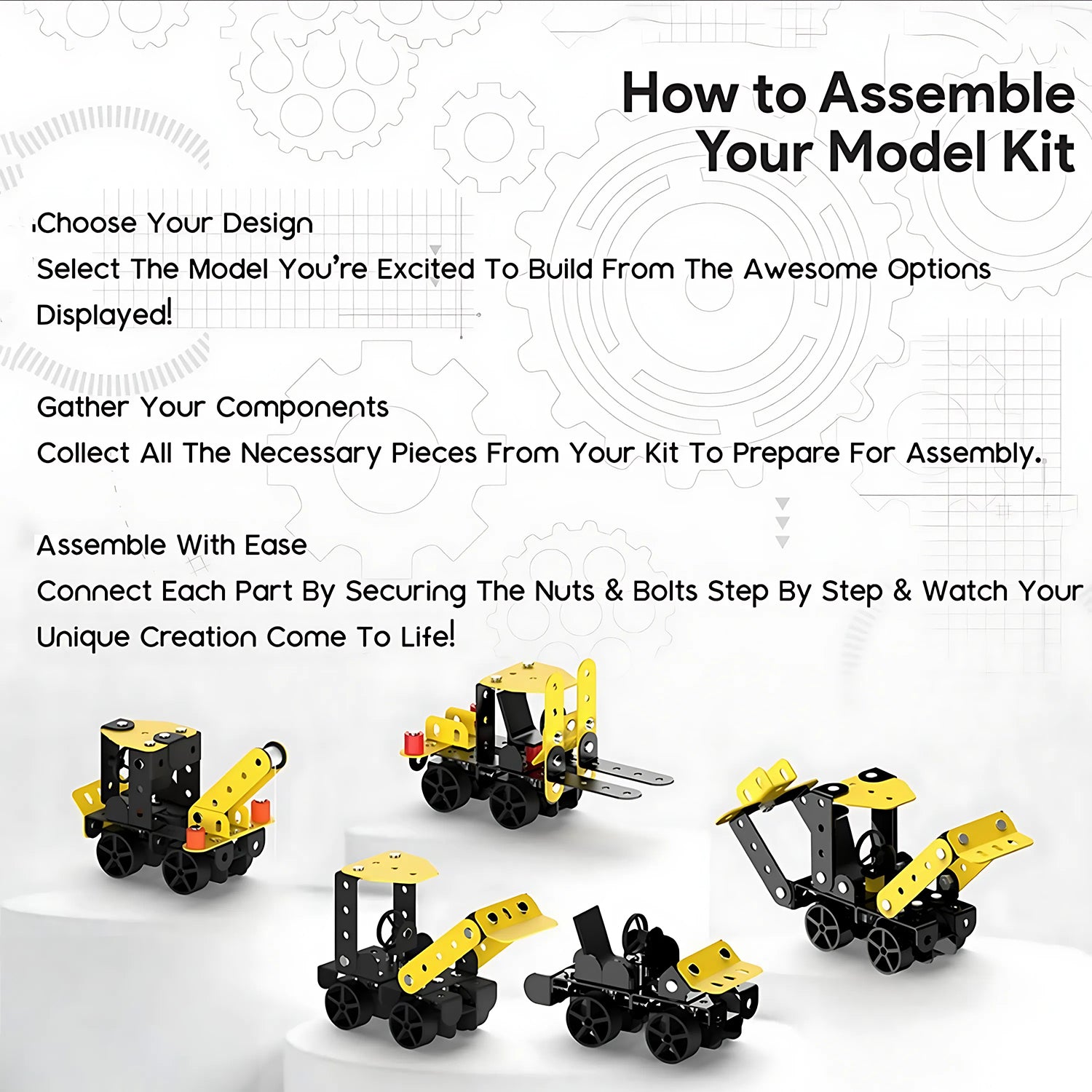 Aditi Stem Educational Mecha Racer Diy Construction Kit