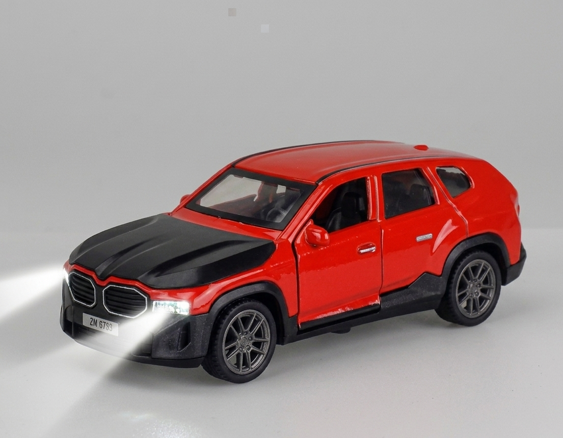 Exclusive Miniature Power SUV 1:36 Metal Diecast Model with Lights & Sound and Pullback | Pack of 1 - Store Pickup Only